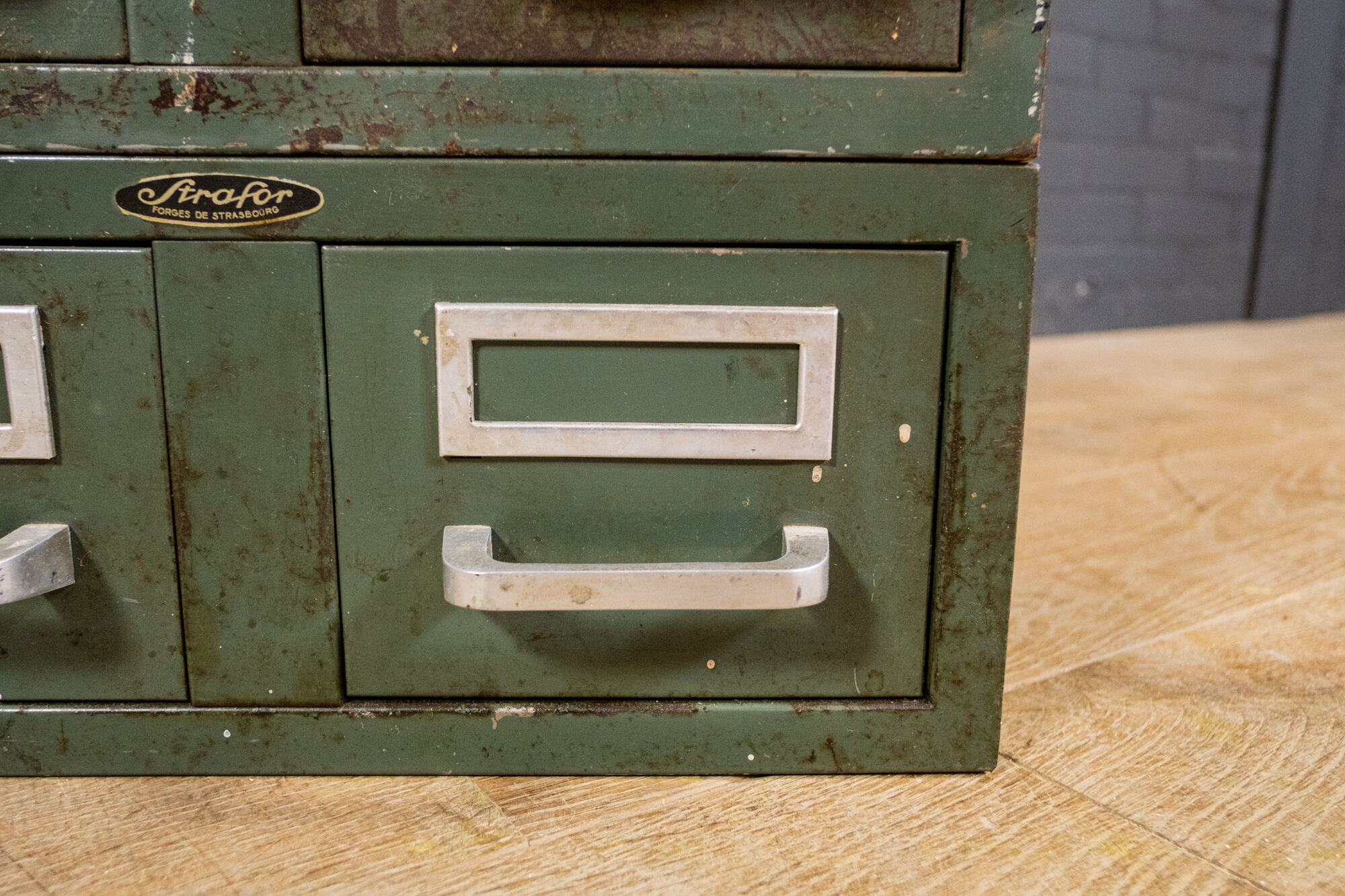French industial Strafor chest of drawers