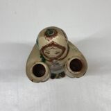 Bougeoir anthropomorphe artisanal circa 1960