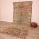 Peach Vintage Moroccan Rug 173 x 383 cm, Berber Wool Rug, Handmade Boho Rug