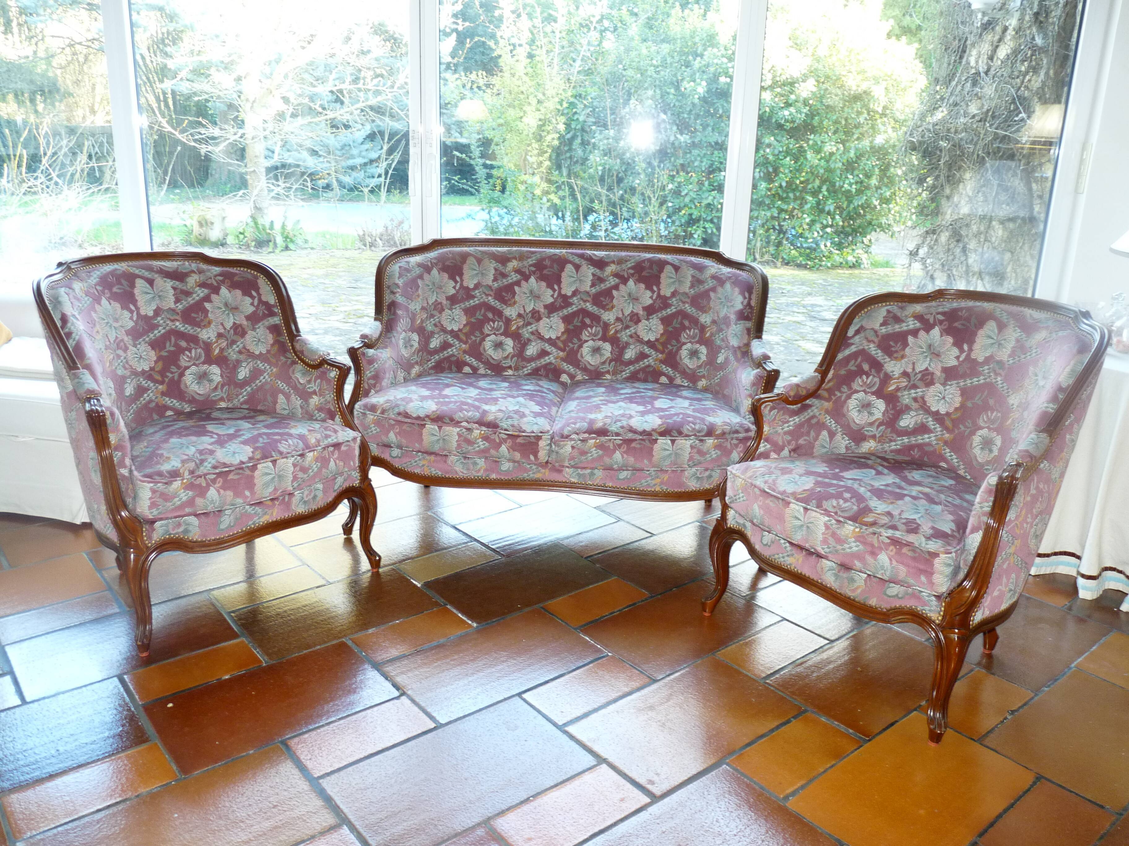 Living room set sofa and 2 armchairs