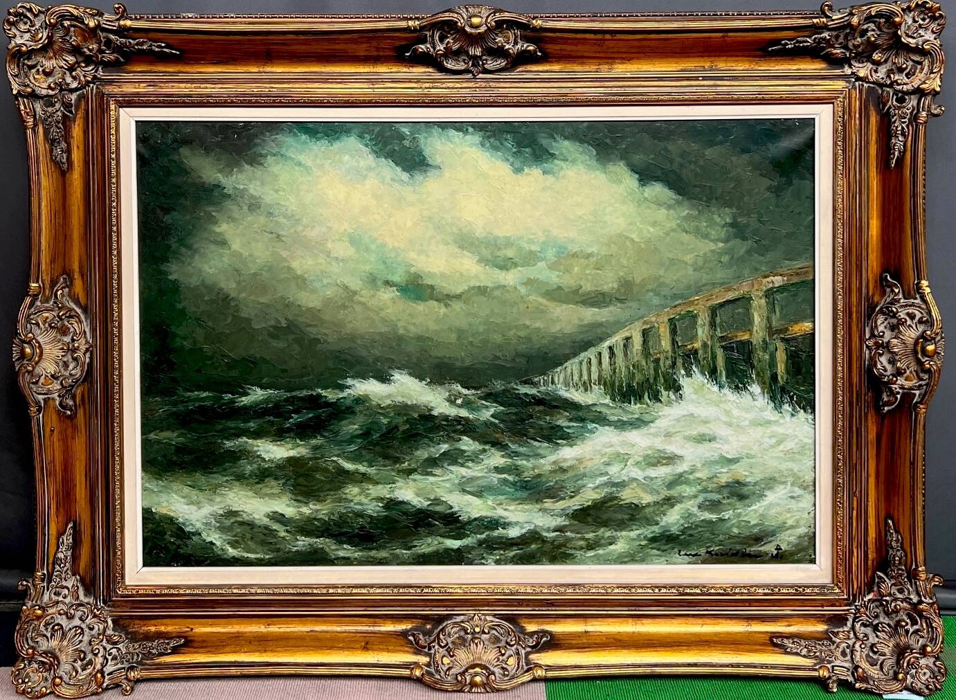 L.Kaisen (1901-1963) “Seascape”.