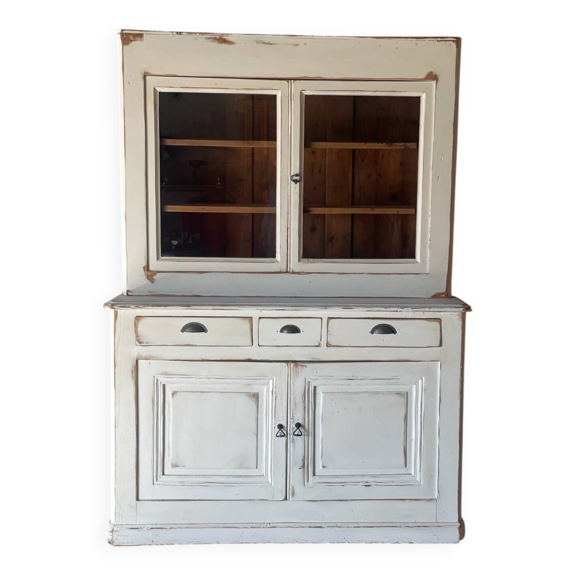 Double-bodied china cabinet