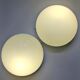 Set of Two Rare Chrome Bauhaus Flush Mount, Ceiling or Wall Lamps, 1930s