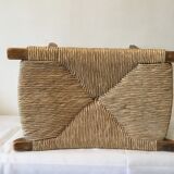 Stool straw Mid century Bull