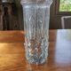 Vintage moulded glass vase