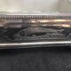 Victorian sardine box silver metal flat butter and glass insert Walker and Hall