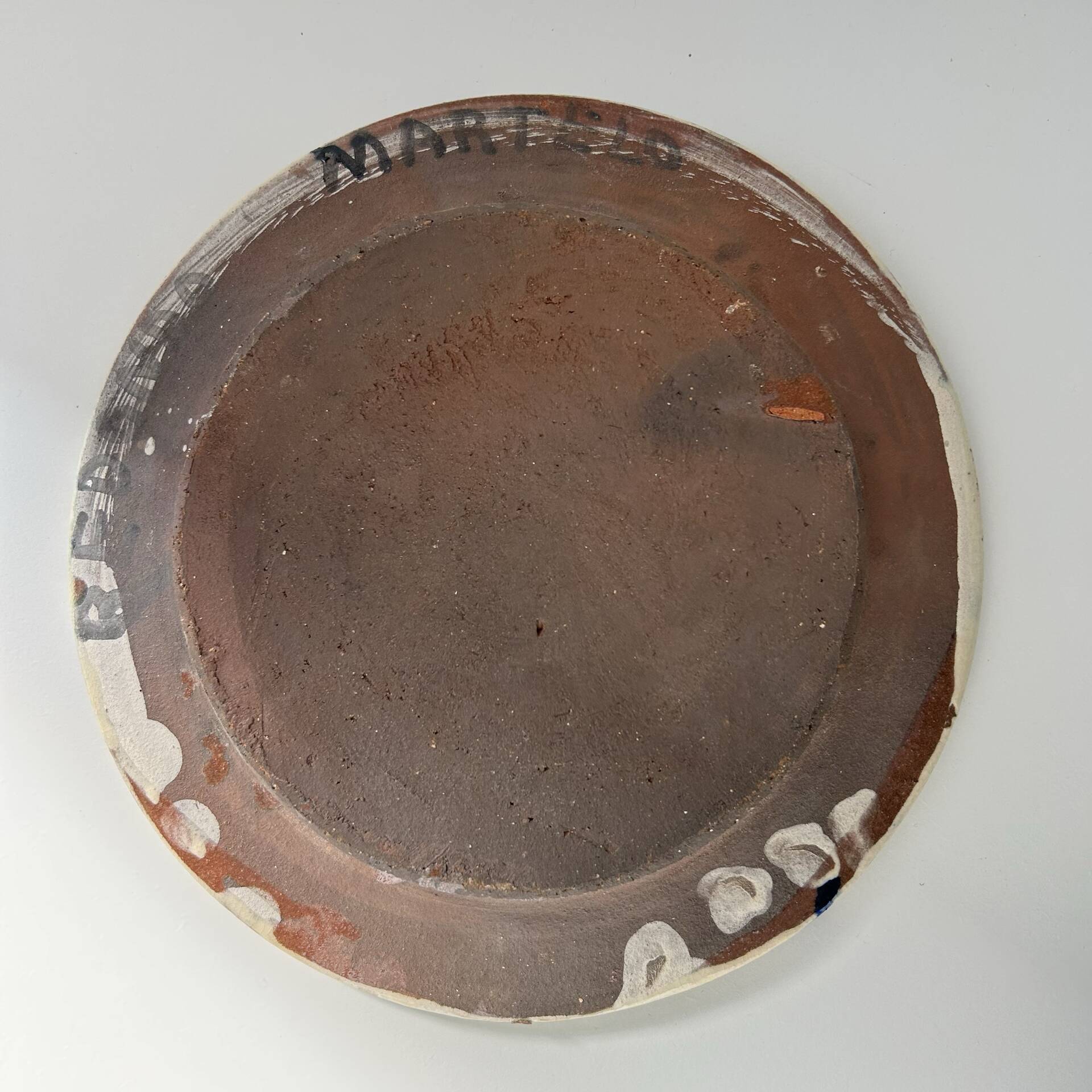 Old plate signed Redondo Martelo