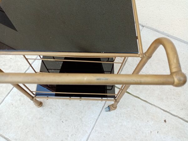 Desserte vintage range disque