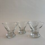 Set of 4 stemmed glasses