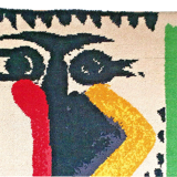 Tapis Mural Pablo Picasso pour Desso Tête D'homme édition limitée N°231/500 1964