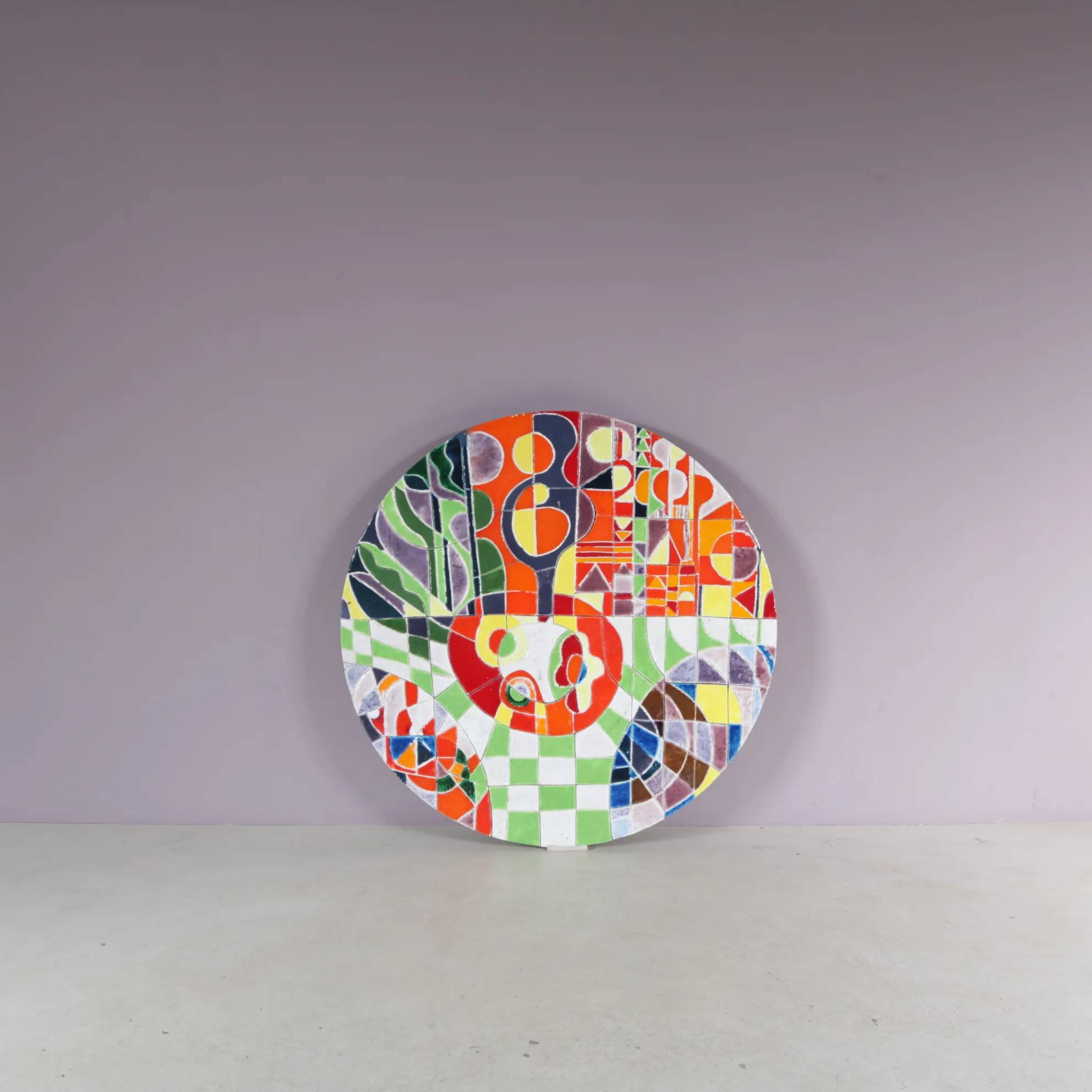 Ceramic artwork from the ABN building, Netherlands 1970