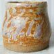Brutalist ceramic in glazed chamotte stoneware