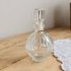 Carafe à liqueur vintage en verre strié