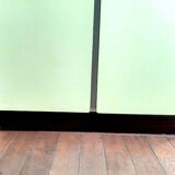 Lemon yellow formica sideboard 1960
