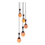 Lustre mid century de Reggiani, Italie, circa 1965