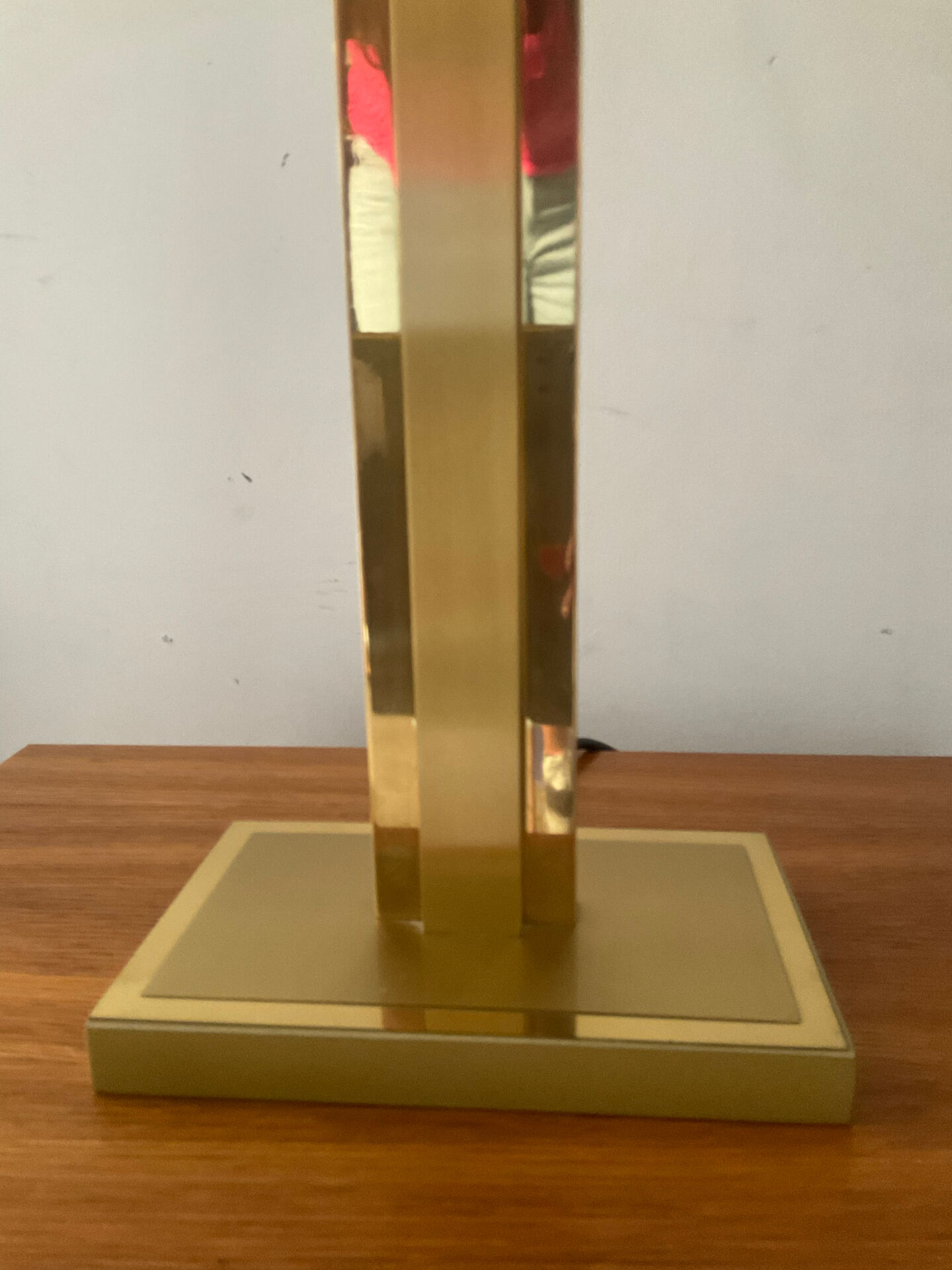Deknudt brass lamp from the 70s-80s.