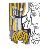 Lichtenstein's lithograph "still life with picasso"