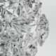 Small and Superb Pendant, Chrome and Crystal Glass by Kinkeldey, Germany, 1970