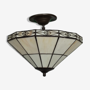 Vintage Tiffany style ceiling lamp