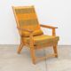 Fauteuils en bois de pin de style scandinave, années 1970, set de 2