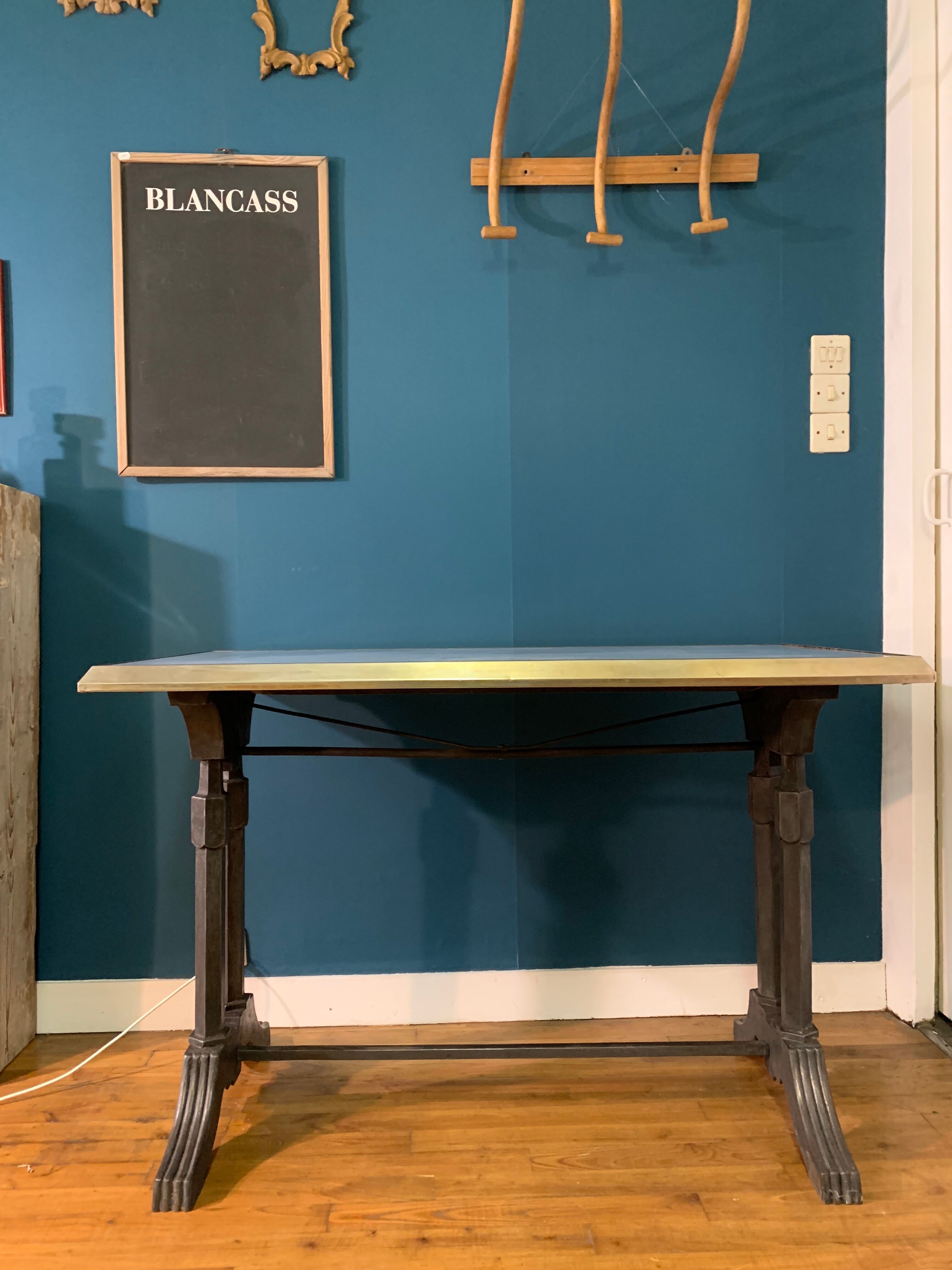 Bistro table early twentieth century Charlionais & Panassier