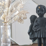 Vintage beveled mirror to pose 50s