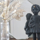 Vintage beveled mirror to pose 50s