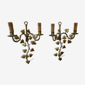 Pair of wall lamps