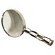 Art Deco magnifying glass in mother-of-pearl and silver, 1930.