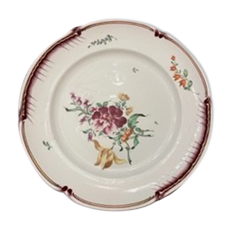 Assiette plate Lunéville