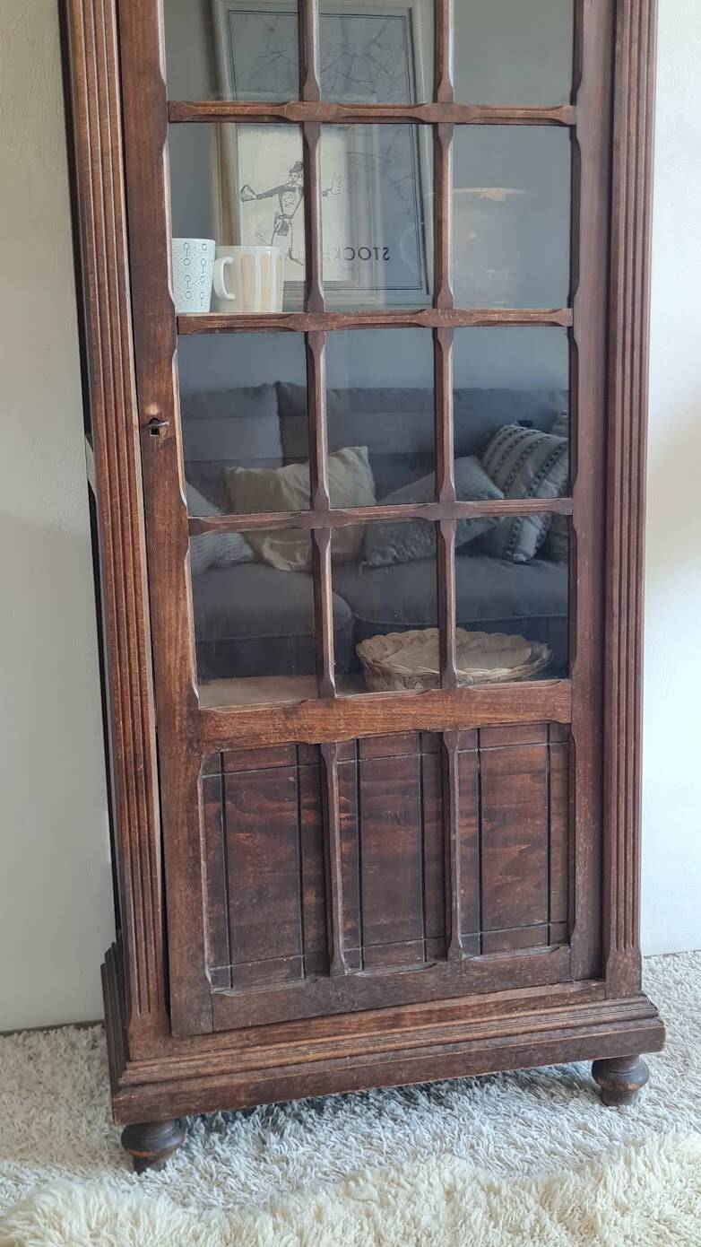 Glass-fronted Parisian wardrobe