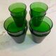 Transparent green glasses