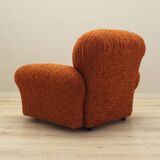 Orange armchair, Italian design, 1970s, production: Italy