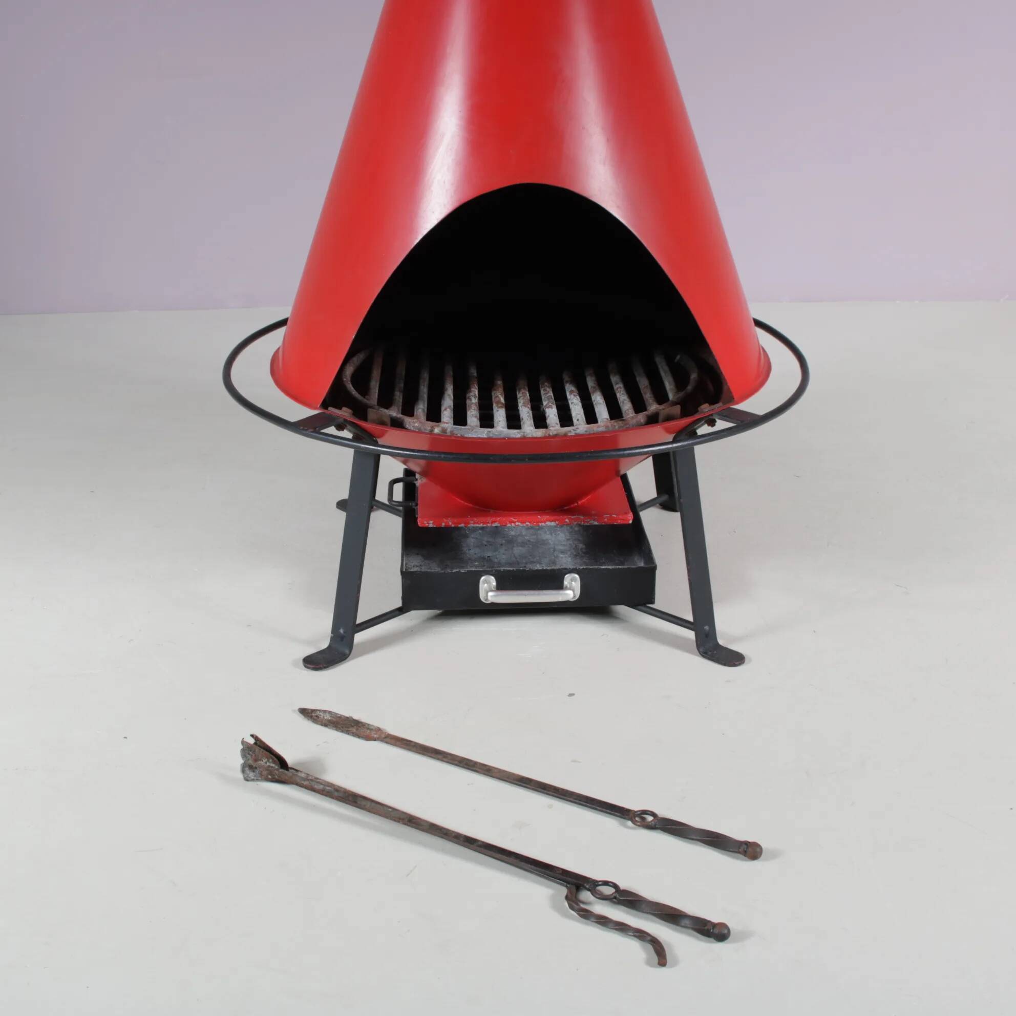 Cheminée à bois « Fire hood », 1970