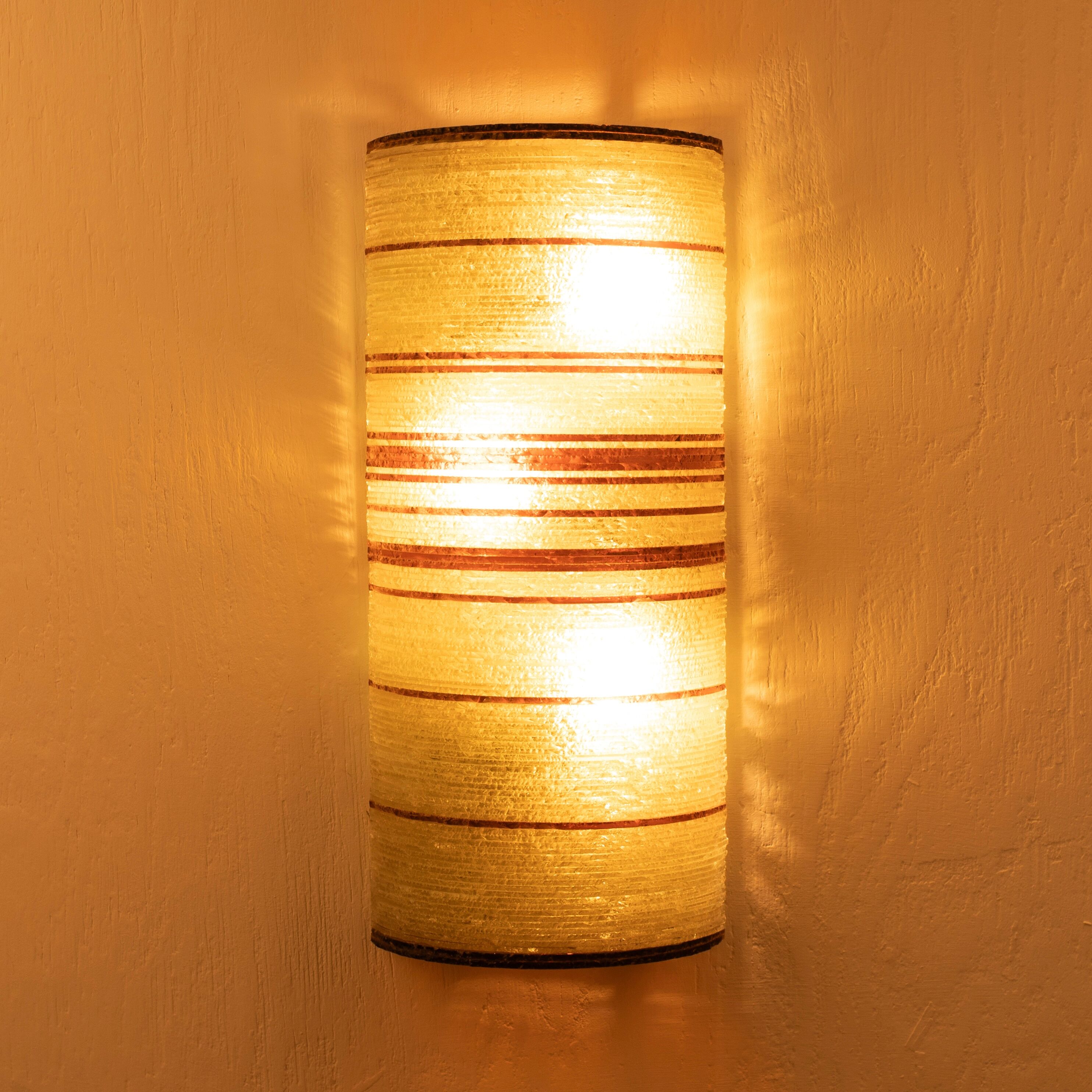 Glass Wall Lamp by Albano Poli for Poliarte – Big Version