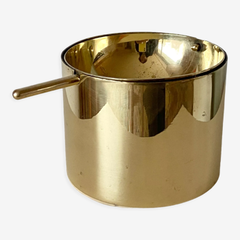 Large 1950's Brass Arne Jacobsen Ashtray by Stelton Made in Denmark