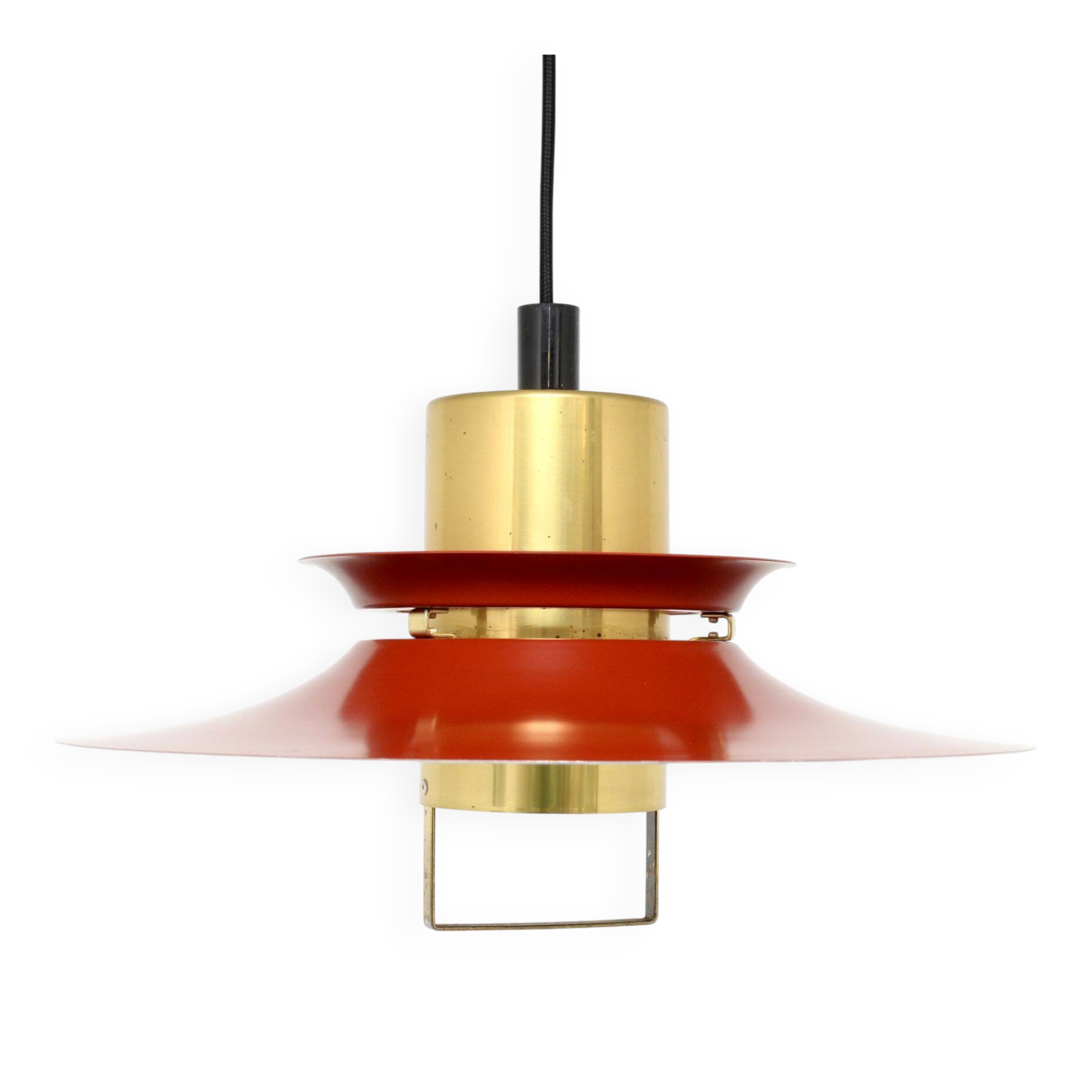 Burgundy VIntage Vitrika, Denmark 1960s