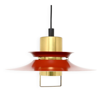 Burgundy VIntage Vitrika, Denmark 1960s