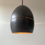 Lot 3 old metal pendant lamps 1970 vintage