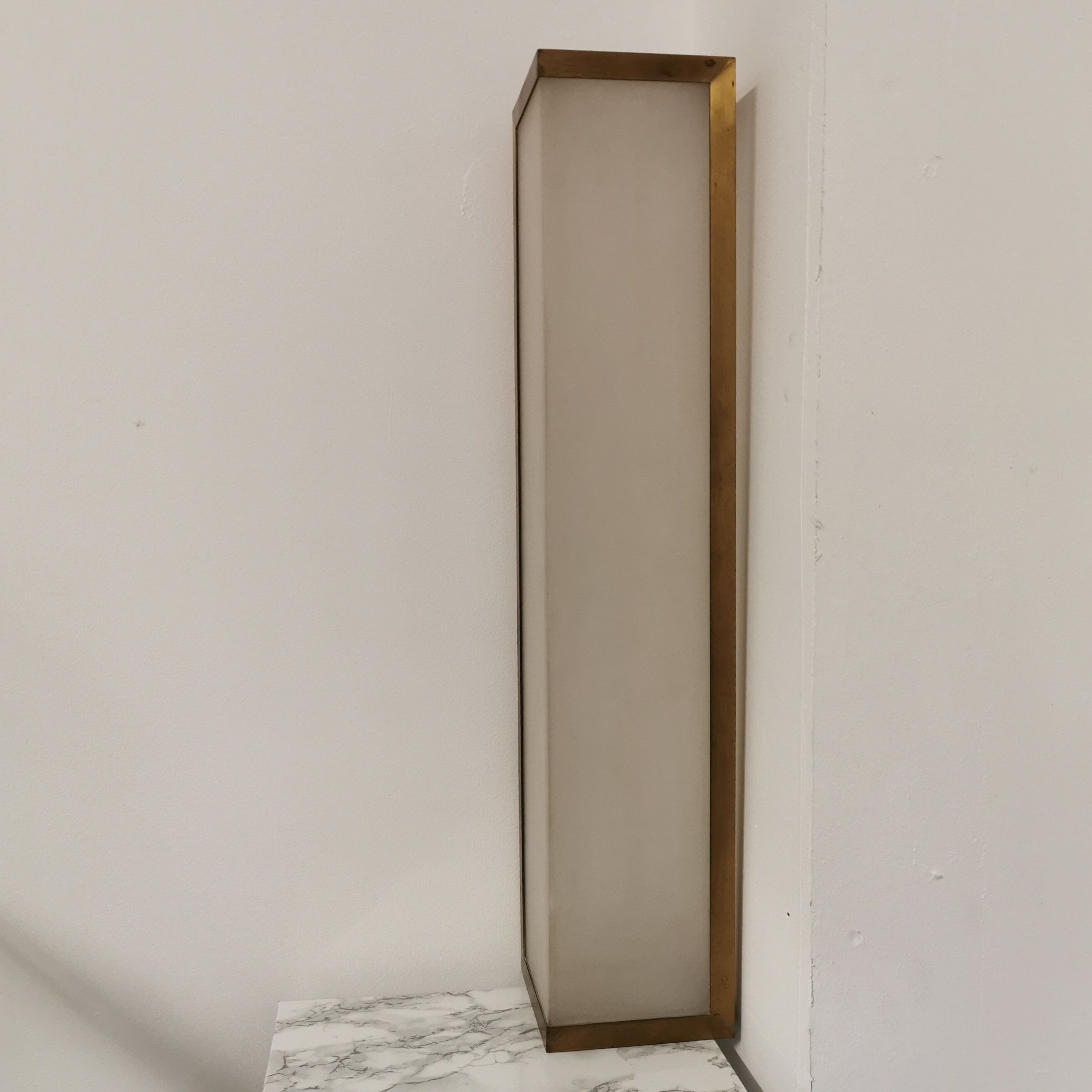 Pair of vintage Perzel angle wall light