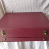 Cutlery set 49 pieces silver metal rocaille model St Médard