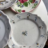 Set of 7 assorted plates