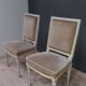 Pair of Louis XVI style chairs