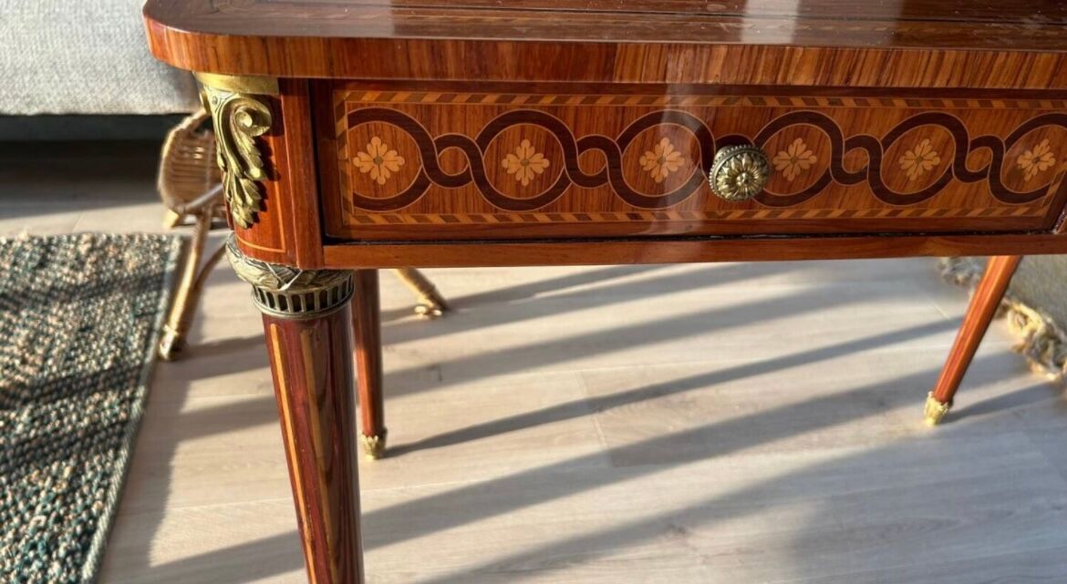 Marquetry desk