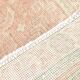 3x12 nuances de tapis de coureur persan rose pâle, 92x371cm