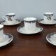 5 tasses à café, Vieux salins modèle Chevreuse