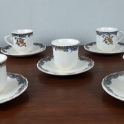 5 coffee cups, Vieux Salins Chevreuse model