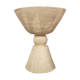 White stoneware fruit bowl