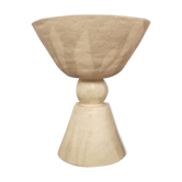 Coupe à fruits en grès blanc