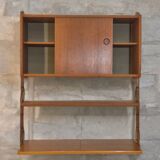 Ergo teak wall shelves, Vintage Scandinavian 1960s
